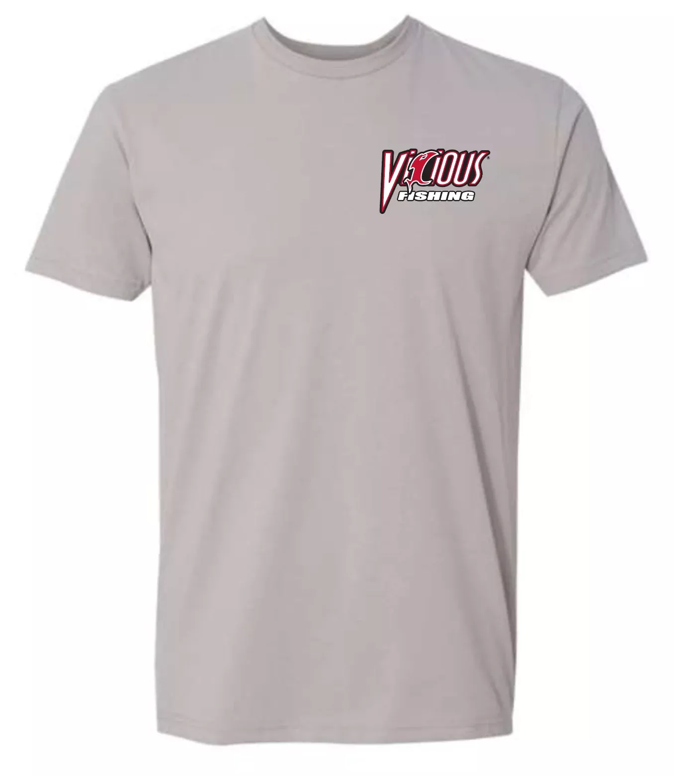 Vicious Classic "Get Vicious" Logo Tee - Premium Gray