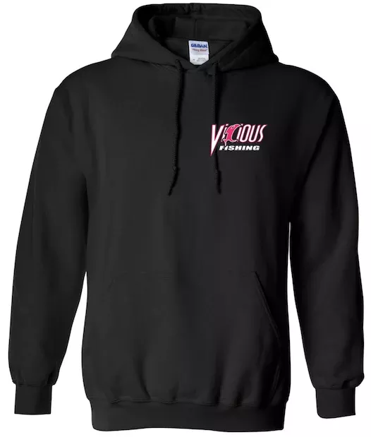Vicious Classic Pink & Black Hoodie