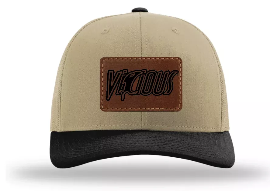 Vicious Logo - Khaki/Black