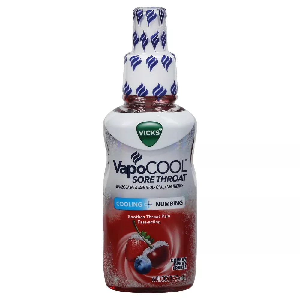 Vicks VapoCOOL™ Sore Throat Spray – Cherry Berry Freeze