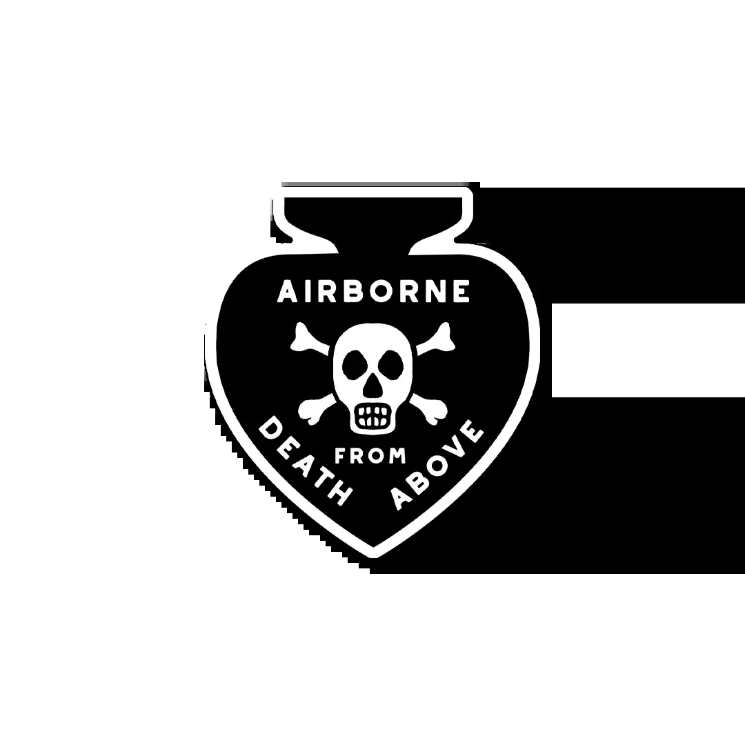 Vietnam Airborne Death Spade Sticker