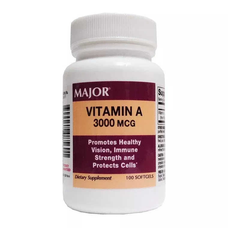 Vitamin ASoluble Capsule 10Mu 100Ct