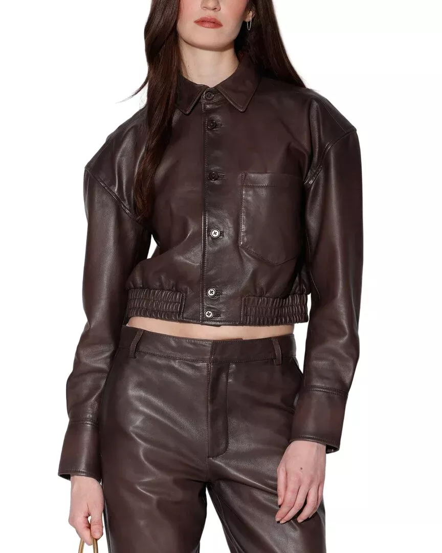 Walter Baker Irma Leather Jacket