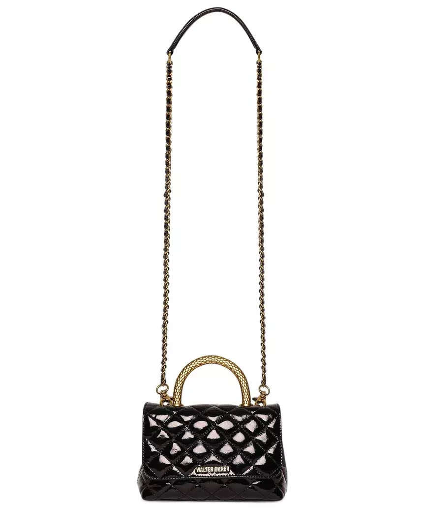 Walter Baker Leila Snake Mini Leather Top Handle