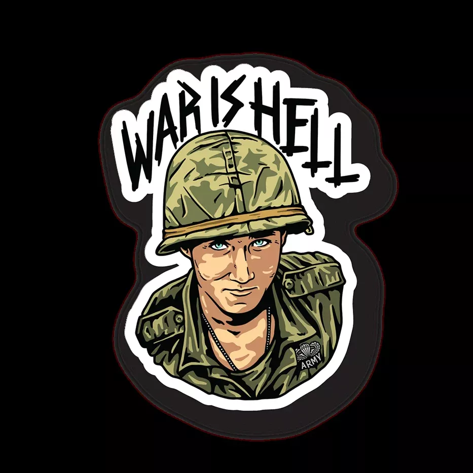 War Is Hell Sticker
