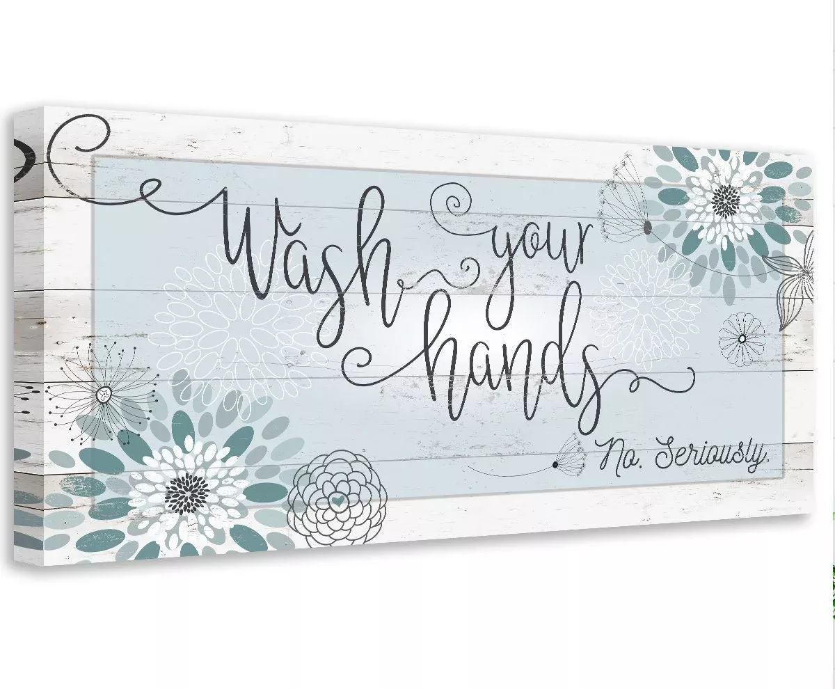 Wash Your Hands - Canvas