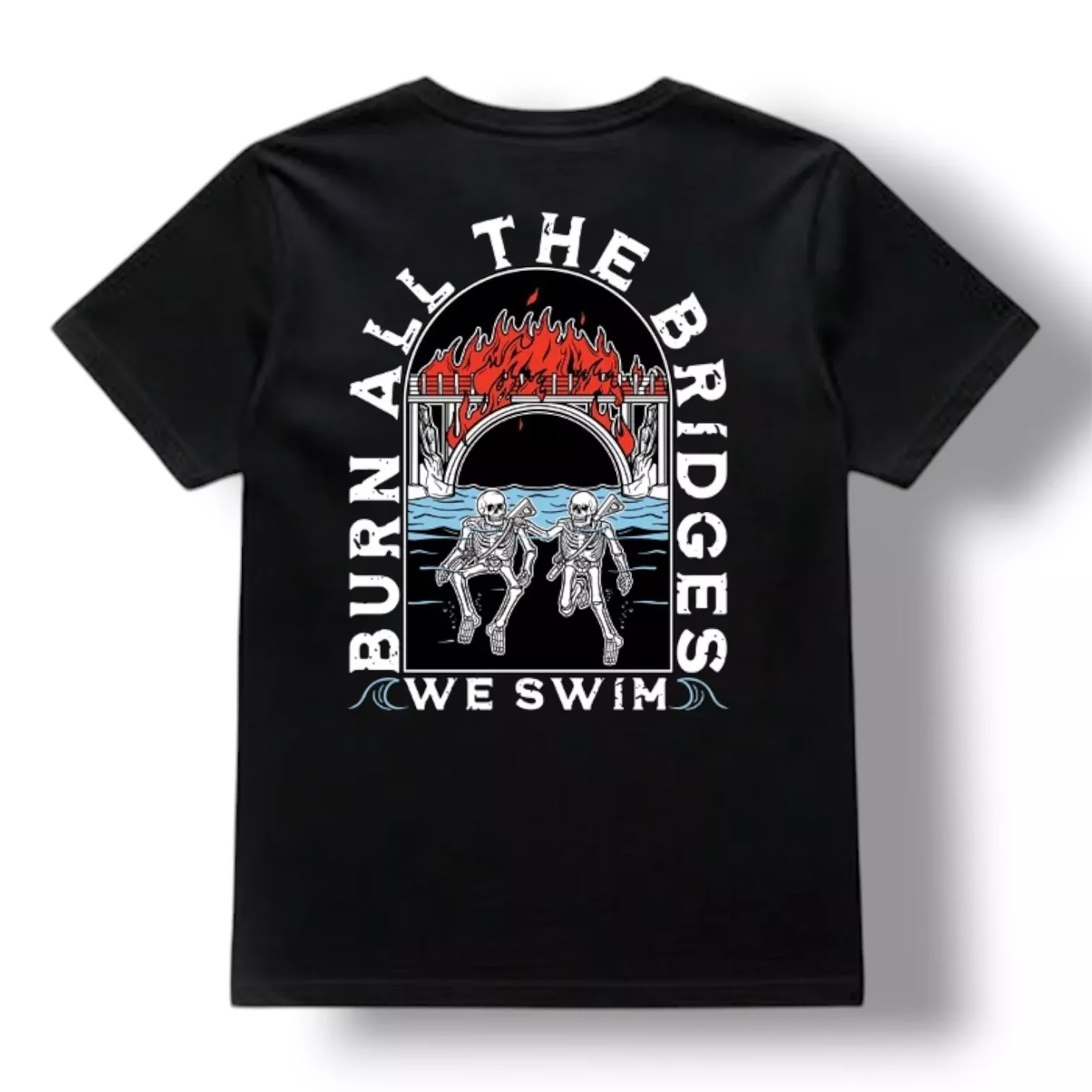 WE SWIM TEE (BLACK)
