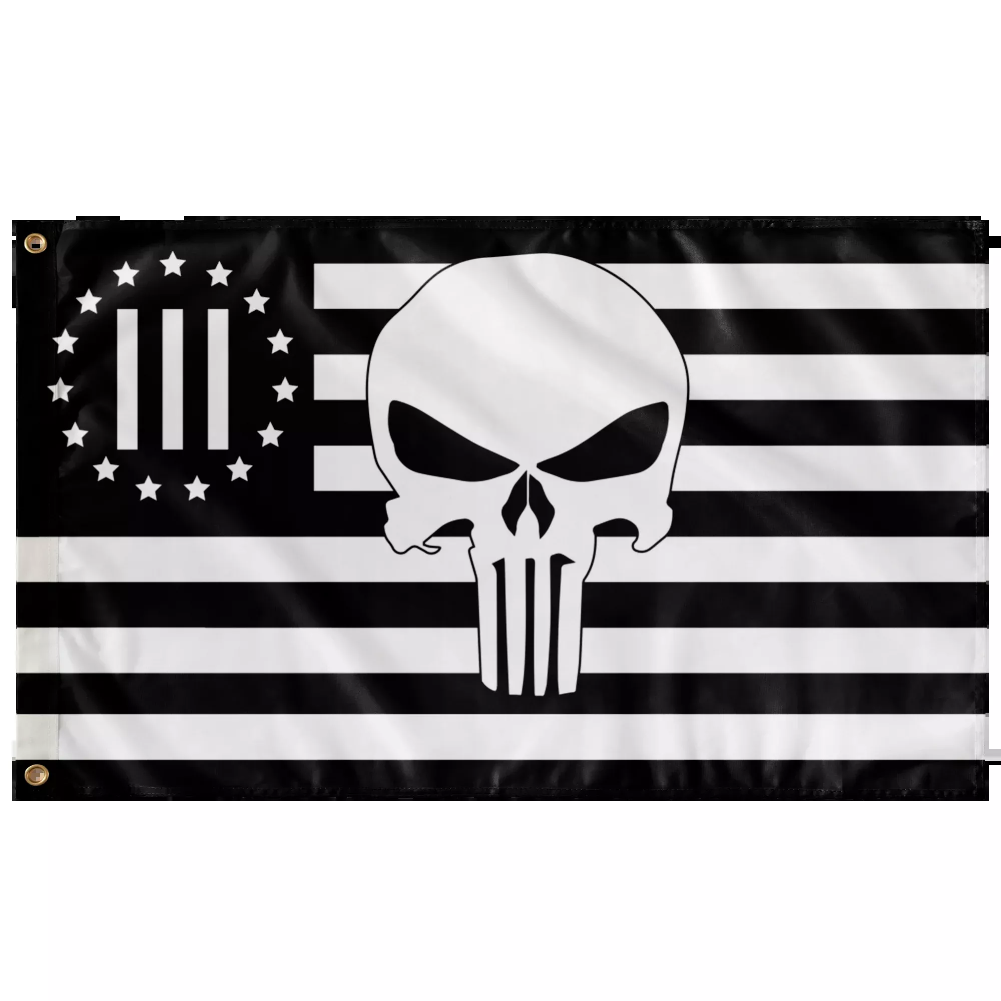 We the Three Punisher Flag