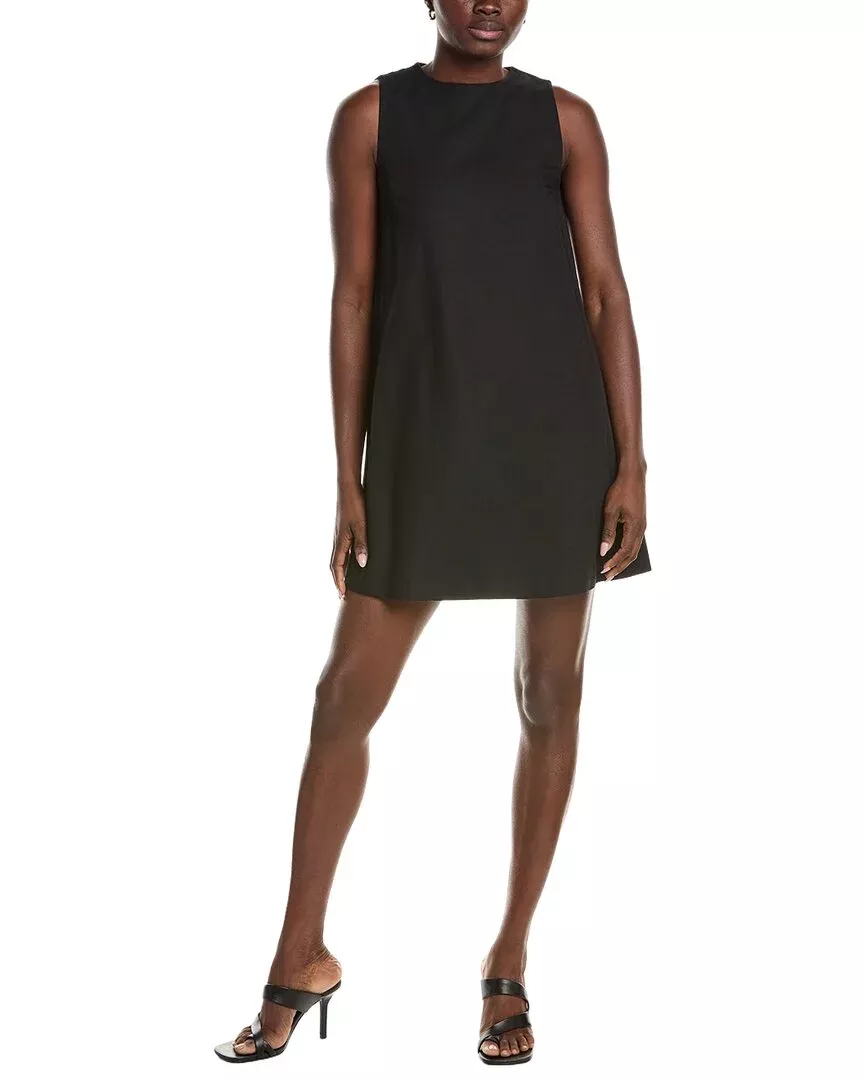 Weekend Max Mara Racer Linen-Blend Shift Dress