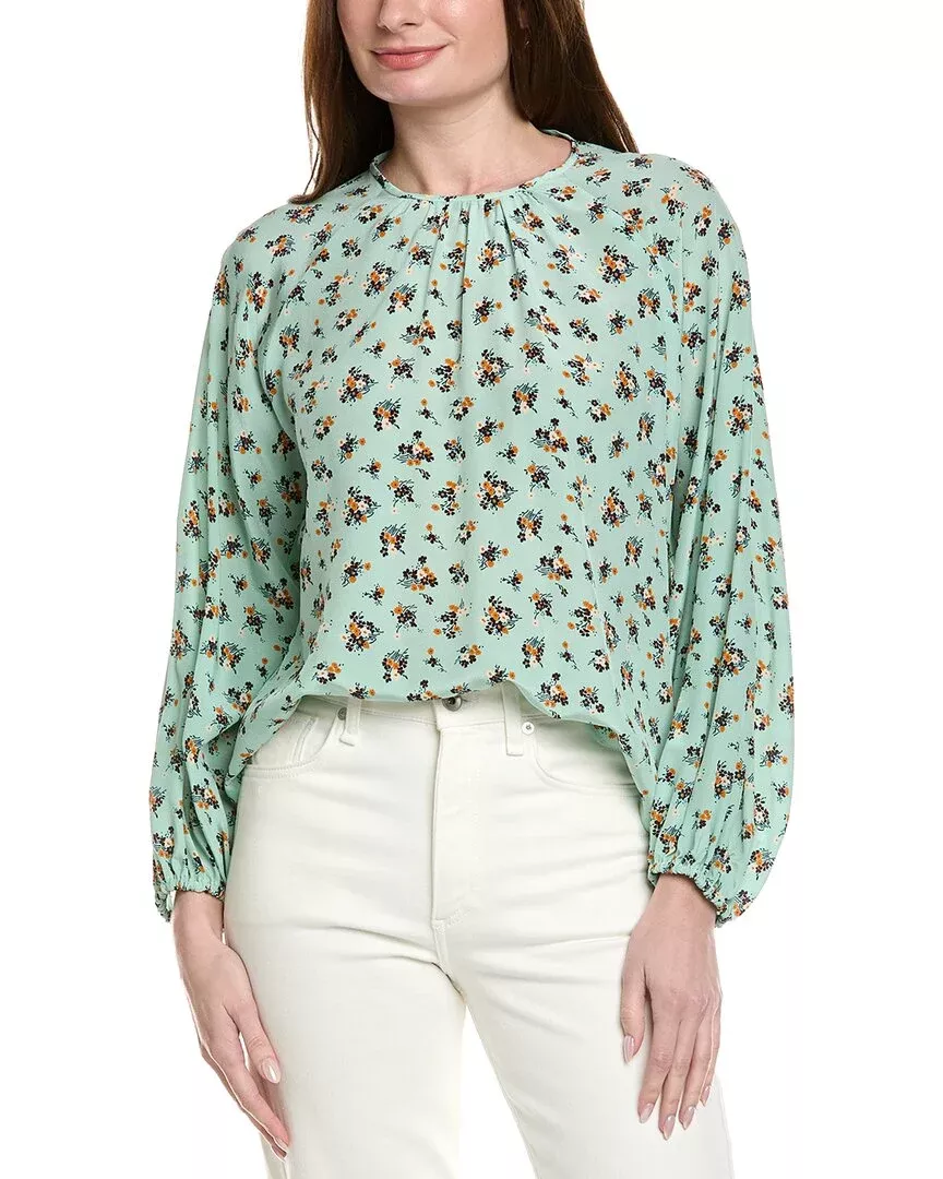 Weekend Max Mara Tebaide Printed Silk Blouse