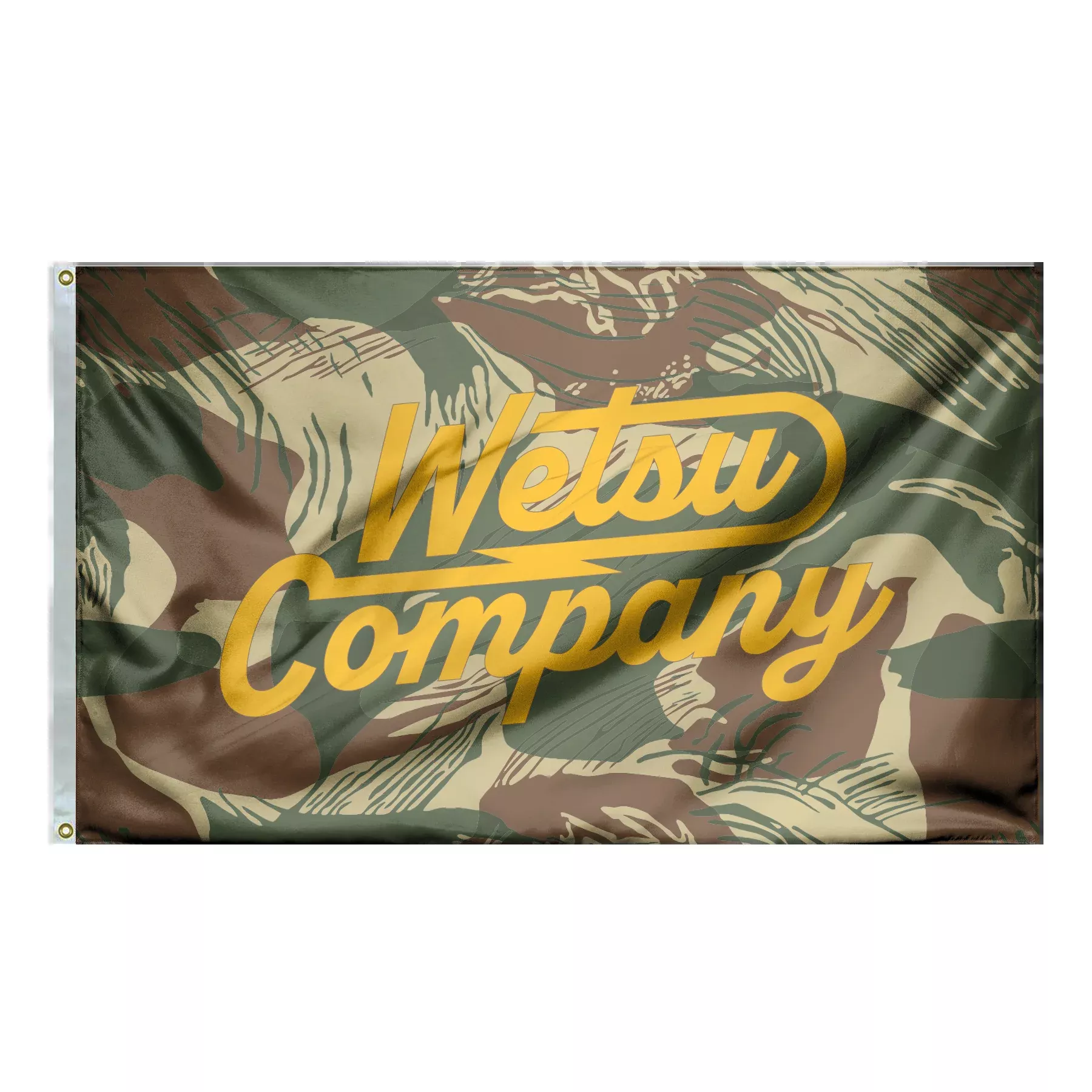 WETSU Strikes Double-Sided Flag