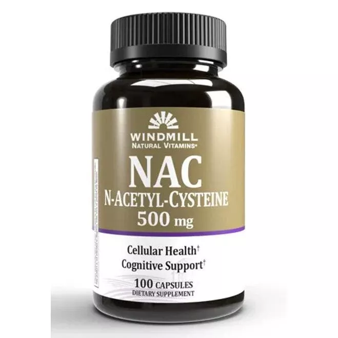 Windmill Vitamins NAC - 500mg (100 Capsules)