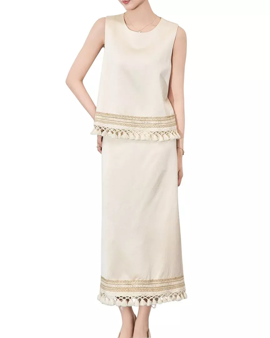 Wlzd 2Pc Top & Skirt Set
