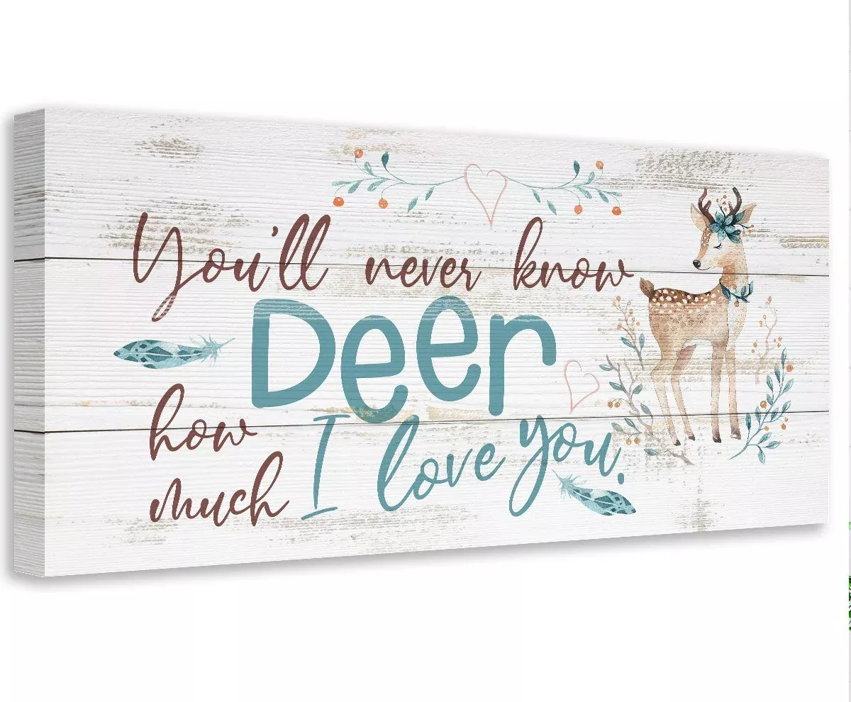 You'll Never Know Deer (Boy) - Canvas